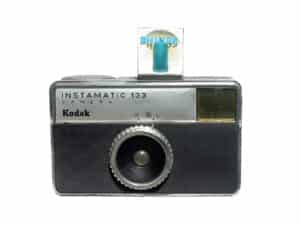 Kodak Instamatic 133 Camera als Werbemodell