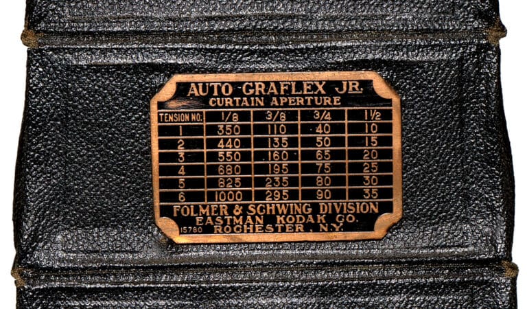 auto graflex jr typenschild