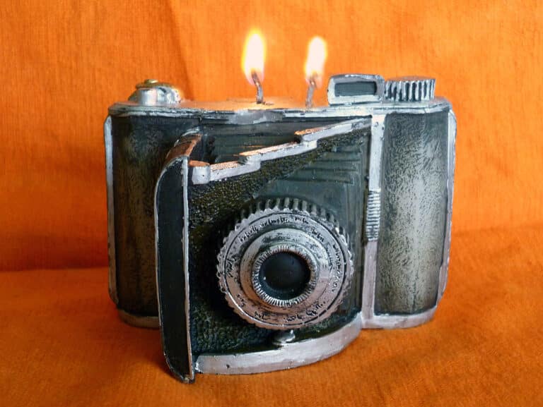 kamera kerze 2 brennen