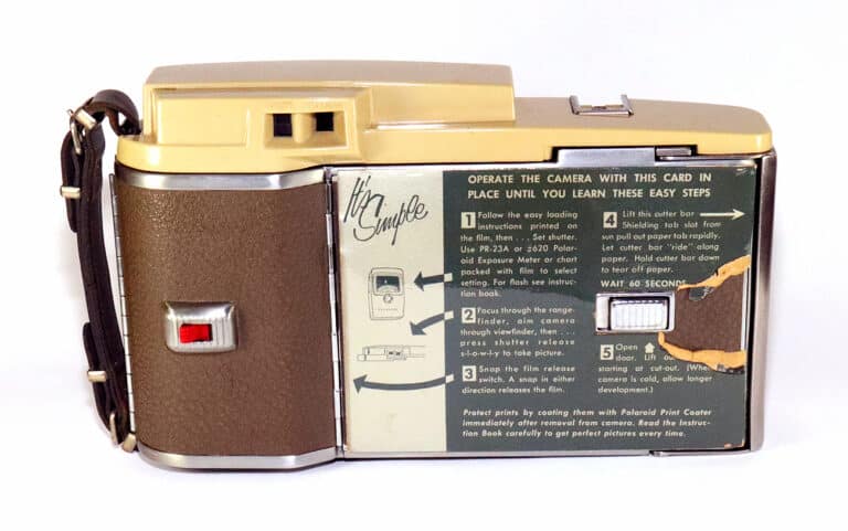 polaroid 800 rueckseite