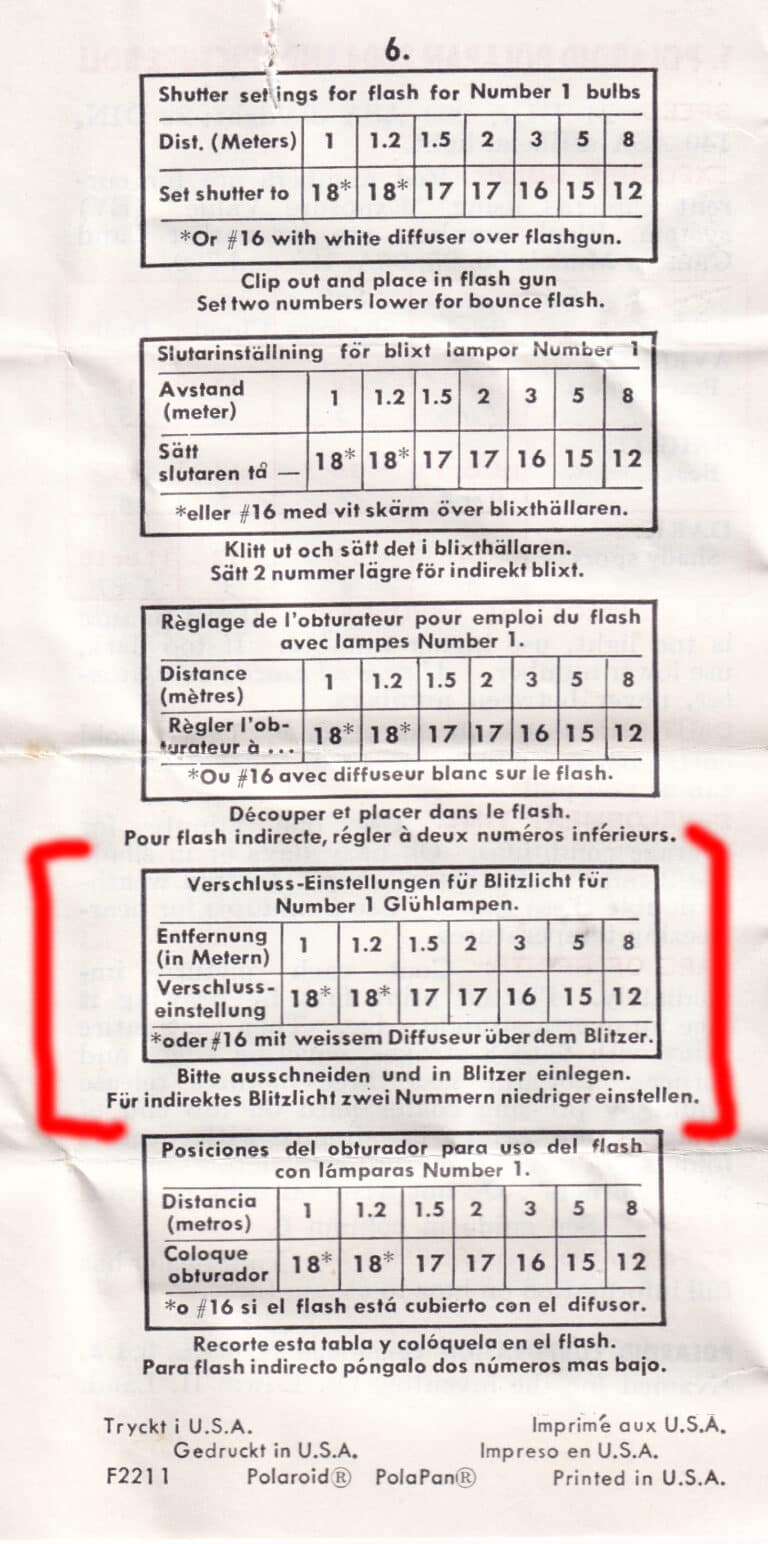 polaroid polapan 200 flash typ 42