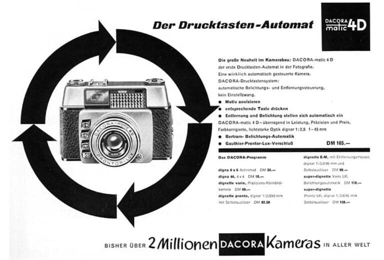 prospekt dacora matic 4d