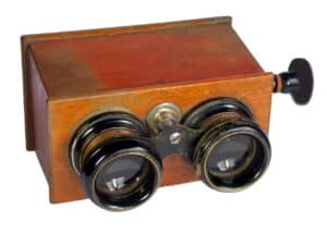 Ica Stereobetrachter für Dias 4,5 x 10,7 cm