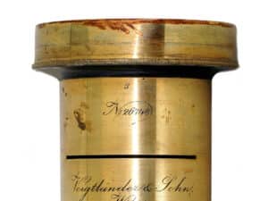 Voigtländer & Sohn Wien Messingobjektiv (gebaut vor 1884)