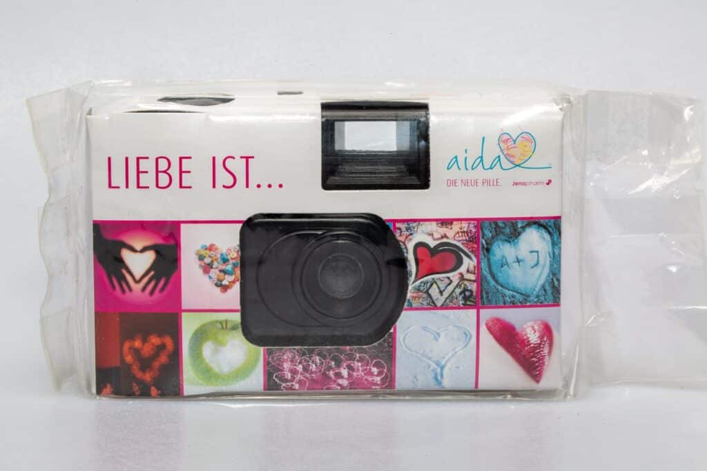 Jenapharm Aida Einweg-Werbekamera