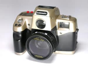 Ouyama Canomatic-Set mit silbernem Alukoffer (Fake-Kamera)