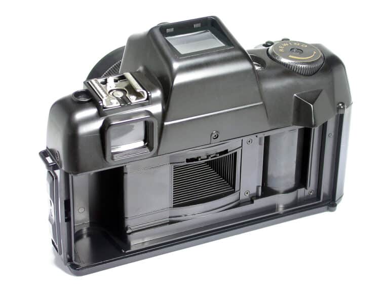 canom sony rueckseite offen