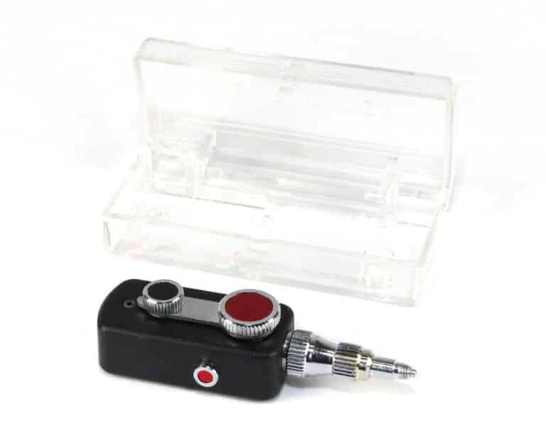 selftimer mit etui offen