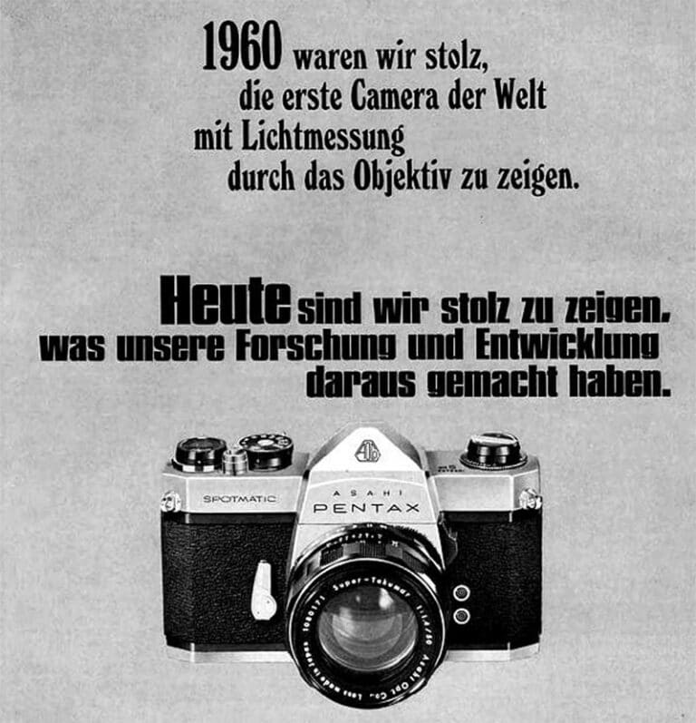 pentax sportmatic sp werbung 1968