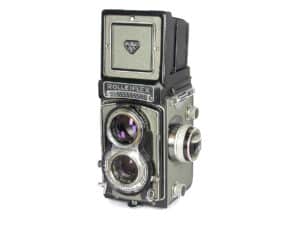 Rollei Rolleiflex T 3,5 (grau) mit Belichtungsmesser