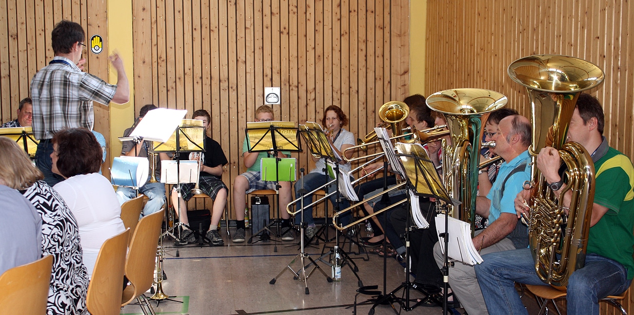 einweihung hof posaunenchor