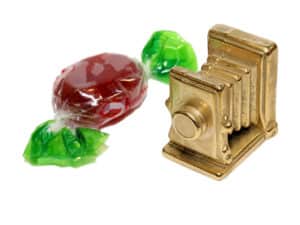 Kamera-Miniatur aus Messing