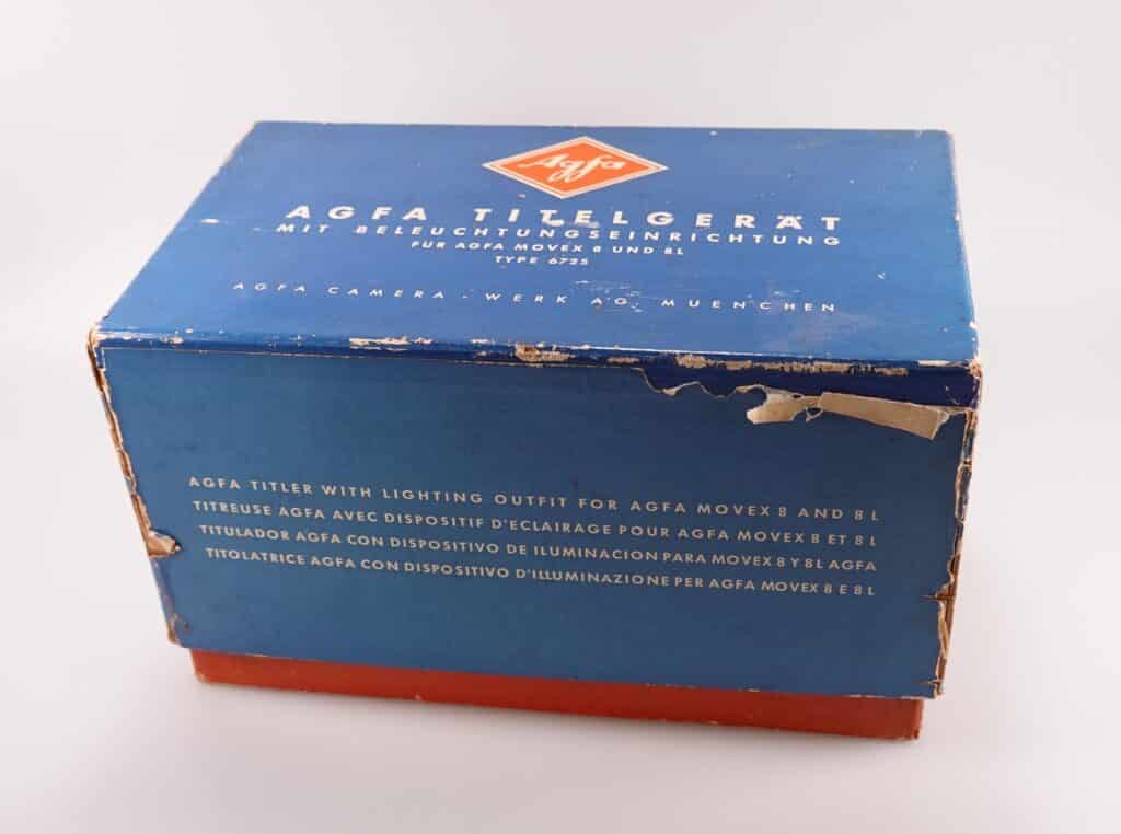 Agfa Titelgerät für Movex 8 und 8 L