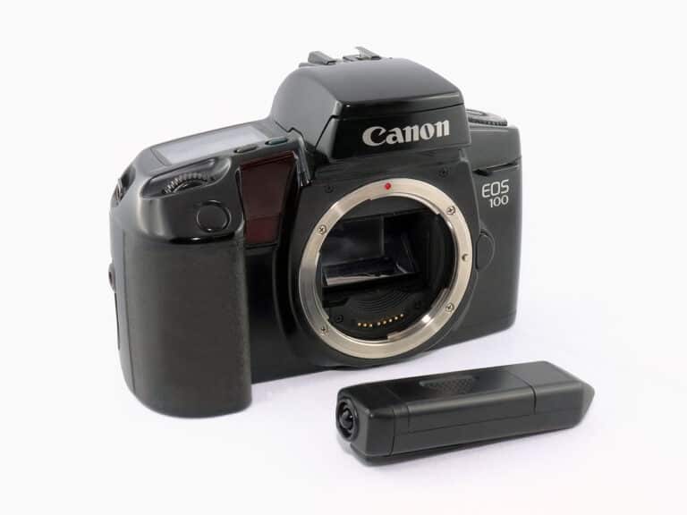 canon eos 100 mit barcode reader e