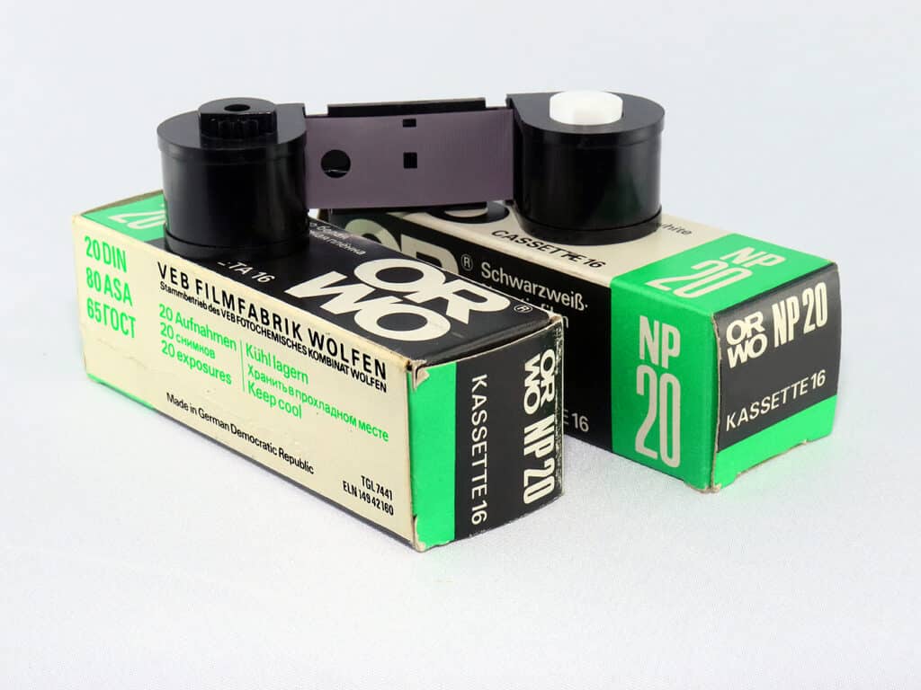 orwo np 20 kassette 16