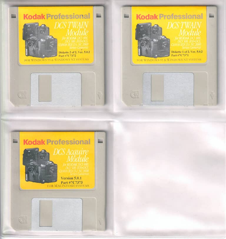 kodak dcs 520 disketten