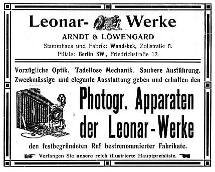 1914 werbung leonar