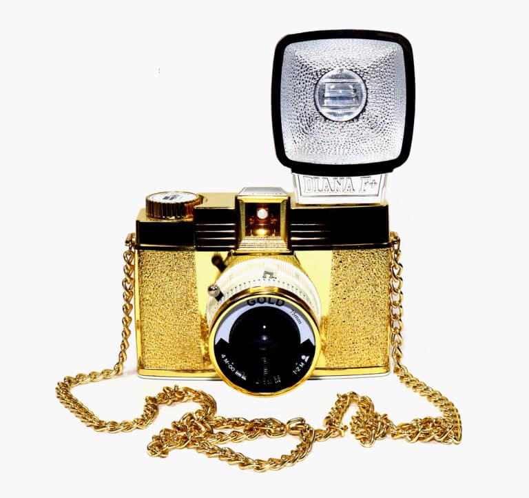 diana f+ gold mit blitz