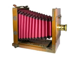 Reisekamera 13 x 18 cm mit Aufsteckverschluss