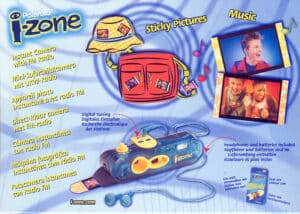 Polaroid i-Zone Mini-Sofortbildkamera mit UKW-Radio