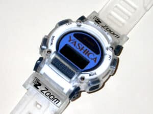 Yashica Werbe-Armbanduhr