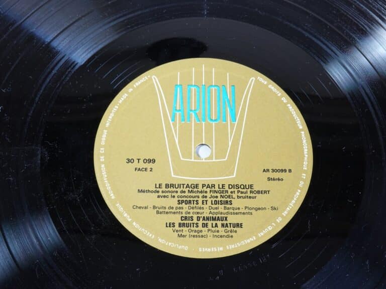 Arion Le bruitage par le disque