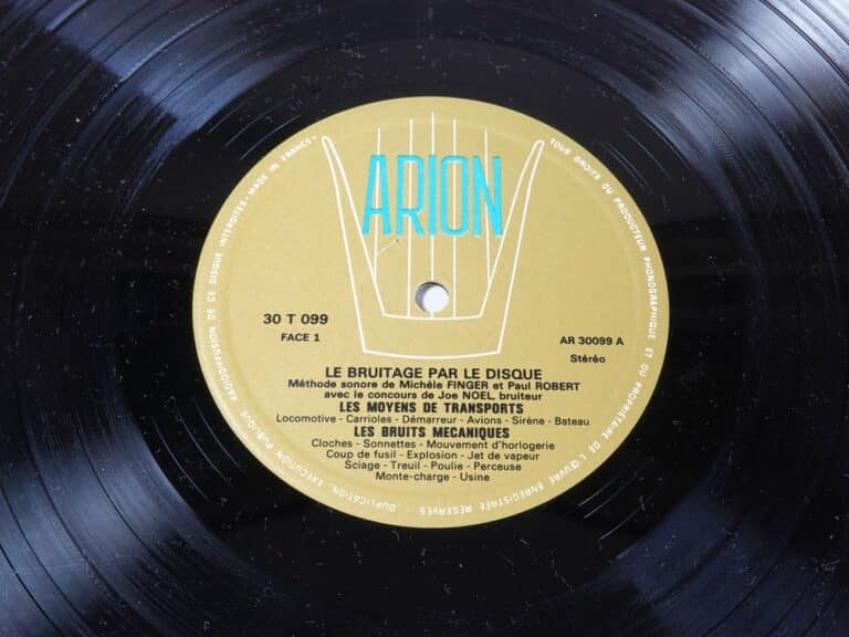 Arion Le bruitage par le disque
