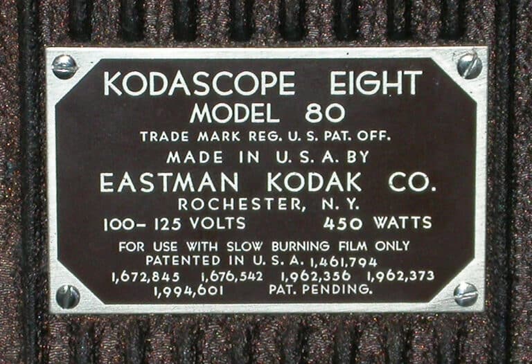 kodascope eight mod 80 typ