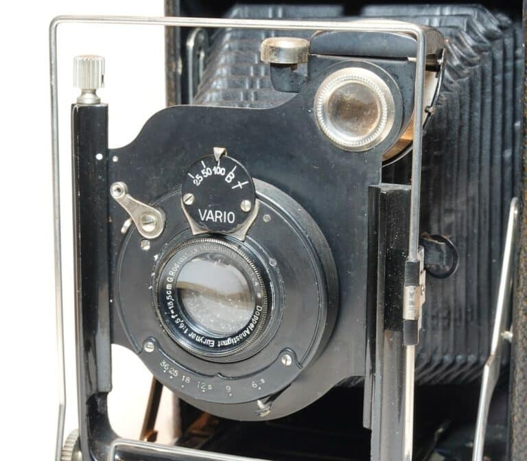 Plattenkamera (ungemarkt; Objektiv: Rodenstock Eurynar)