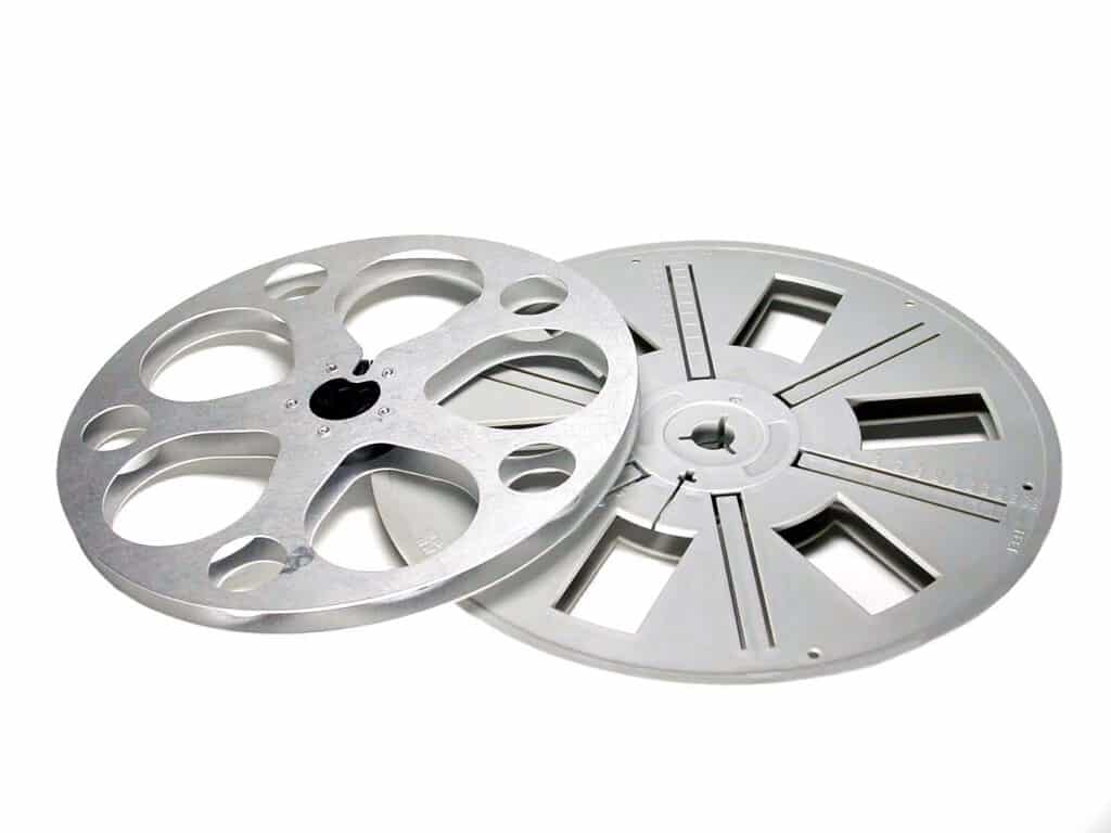 Leerspulen für Normal-8-Film