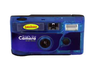 SupaSnaps Einwegkamera (blau)